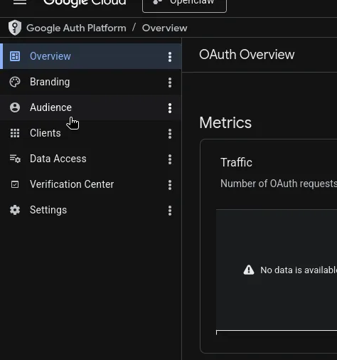 Add test users button