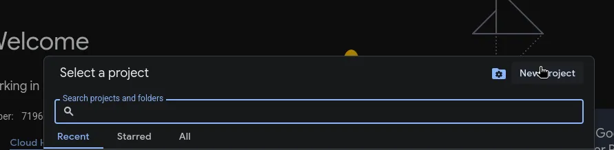 Create a Google Cloud project